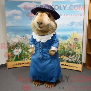 Capybara maskot kostume...