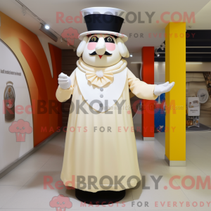 Cream Ring Master maskot...