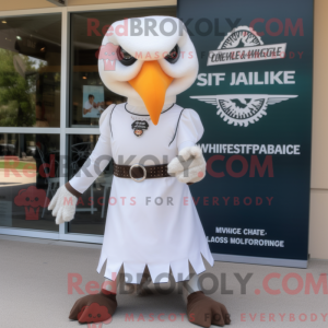 White Hawk-maskotdraktfigur...