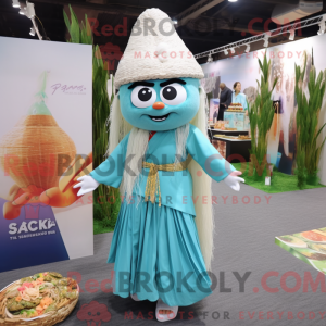 Cyan Pad Thai mascot...
