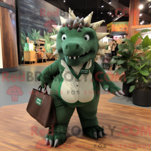 Forest Green Stegosaurus...