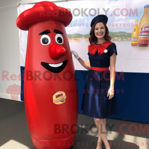 Navy Bottle Of Ketchup...