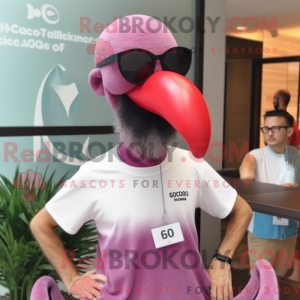 Lavendel Flamingo mascotte...