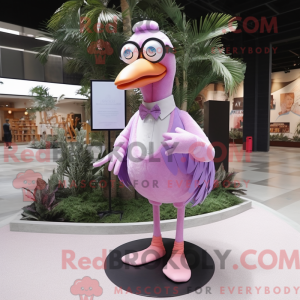 Lavendel Flamingo maskot...