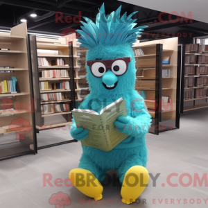 Turquoise Pineapple mascot...