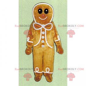 Gingerbread cookie mascot - Redbrokoly.com