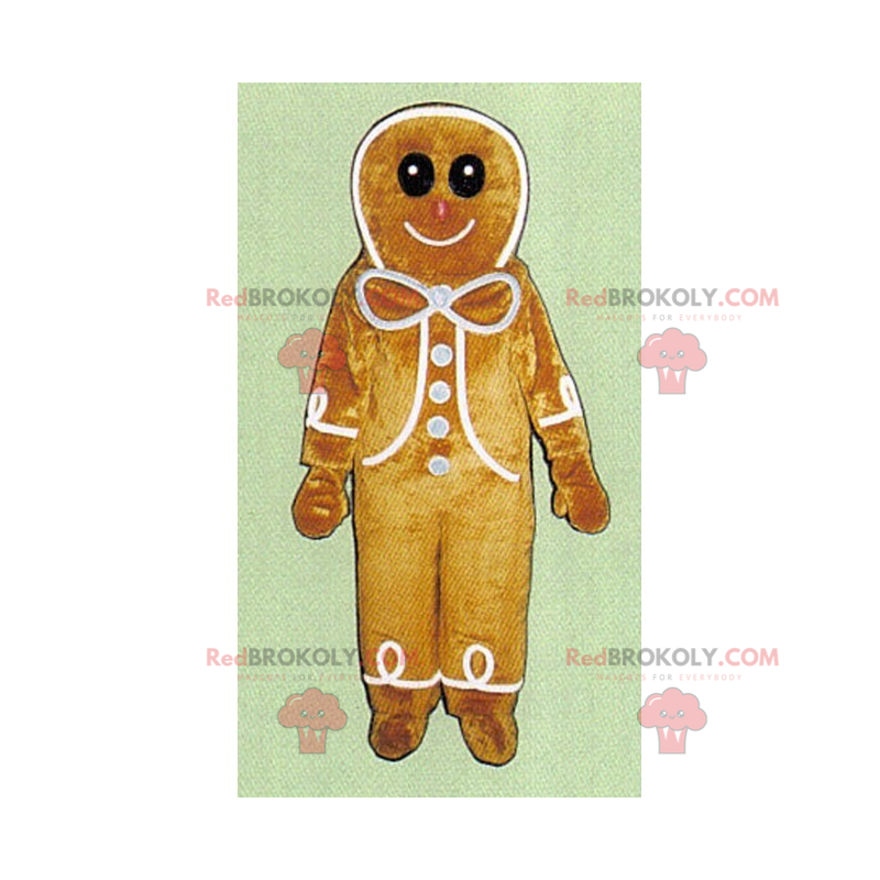 Gingerbread cookie mascot - Redbrokoly.com