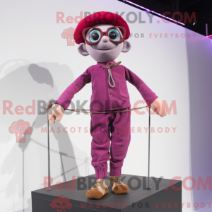 Disfraz de mascota Magenta...