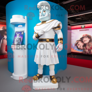 White Roman Soldier mascot...