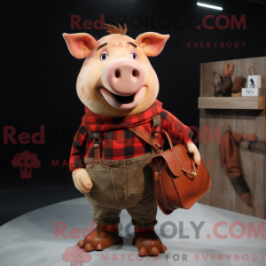 Rust gris maskot kostume...