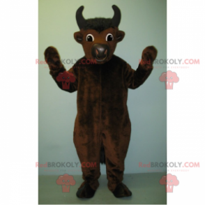 Mascote de carne marrom - Redbrokoly.com