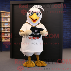 Cream Gull maskotdraktfigur...