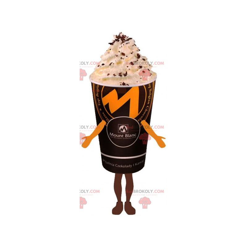Drink mascot - Coffee with whipped cream - Redbrokoly.com