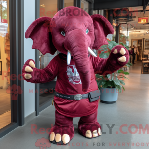 Máscara de Elefante Marrom...