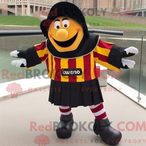 Zwart mascottekostuum van...