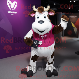 Disfraz de mascota Magenta...