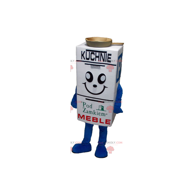 Mascota de caja sonriente - Redbrokoly.com