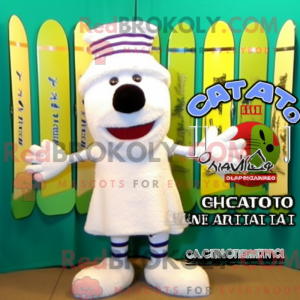 White Spaghetti mascot...