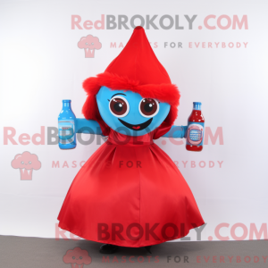 Postava maskota Cyan Bottle...