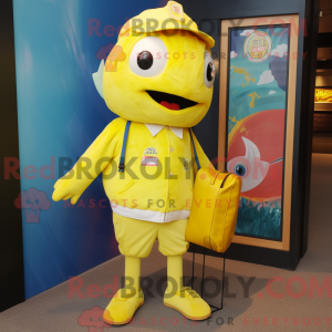 Lemon Yellow Cod mascot...