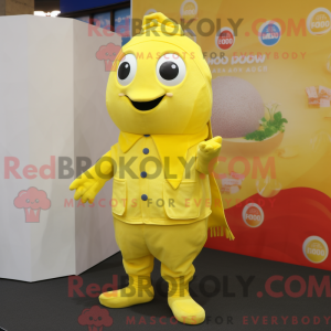 Lemon Yellow Cod mascot...