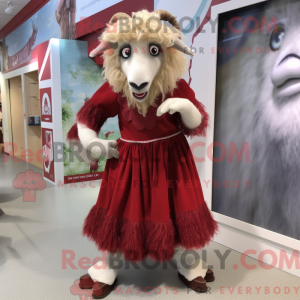 Maroon Angora Goat...