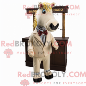 Costume mascotte de Quagga...