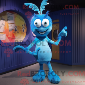 Blue Shrimp Scampi mascotte...