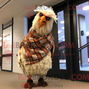 Tan Roosters mascot costume...