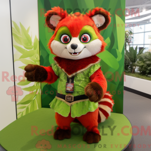 Lime Green Red Panda...