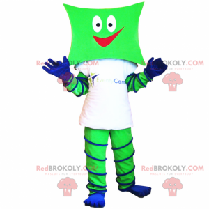 Mascotte de bonhomme oreiller - Redbrokoly.com