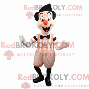 Peach Mime maskotdraktfigur...