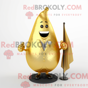 Maskottchenkostüm Gold Pear...