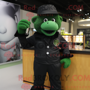 Black Green Beer mascot...
