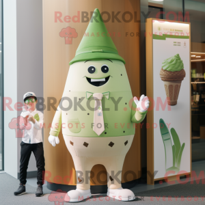 Maskotdraktfigur Olive Ice...