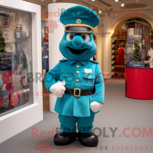 Teal British Royal Guard...