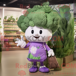 Lavendel Broccoli maskot...