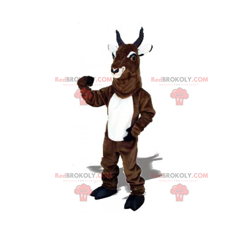 Mascotte di stambecco - Redbrokoly.com