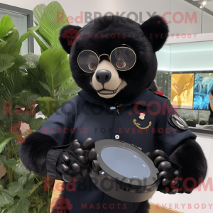 Figura de máscara de urso...