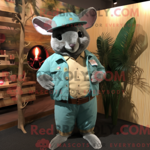 Blauwgroen Chinchilla...
