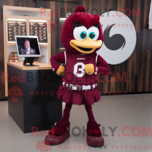 Maroon Horseshoe maskot...
