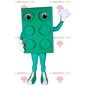 Mascota de ladrillo Lego - Verde - Redbrokoly.com