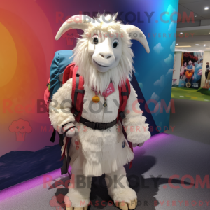 Angora Goat mascot costume...