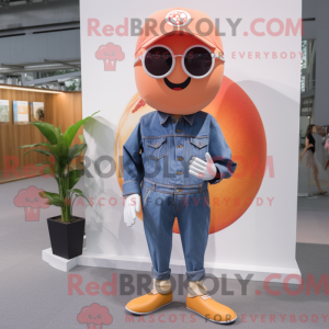 Costume de mascotte Peach...