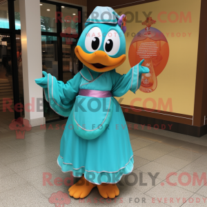 Turkis mandarin maskot...
