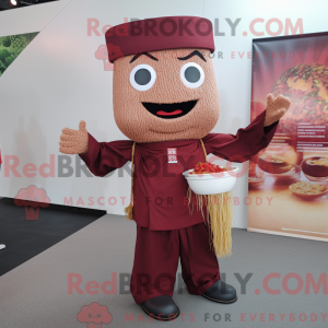 Maroon Pad Thai mascot...