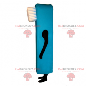 Mascote da escova de dentes - Redbrokoly.com