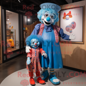 Blauwe clown...