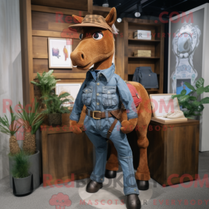 Rust Mare maskotdraktfigur...