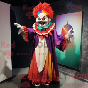 Böser Clown Maskottchen...